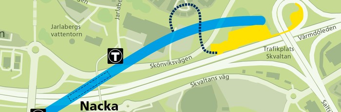 Karta-arbetstunneln-vid-Skonviksvagen-i-Nacka