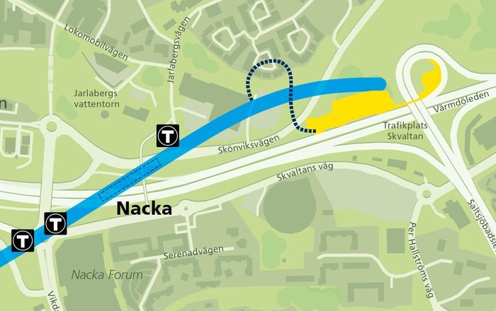 nacka arbetstunnlar