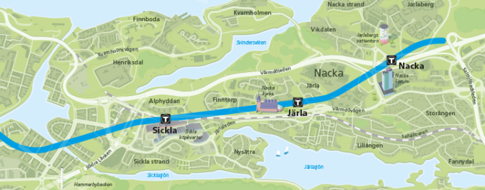 nacka tunnelbana 3
