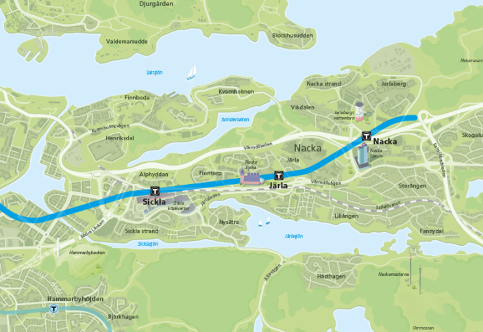 nacka tunnelbana