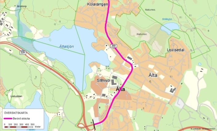 Väg 260 Ältastråket Väg 260 Ältastråket